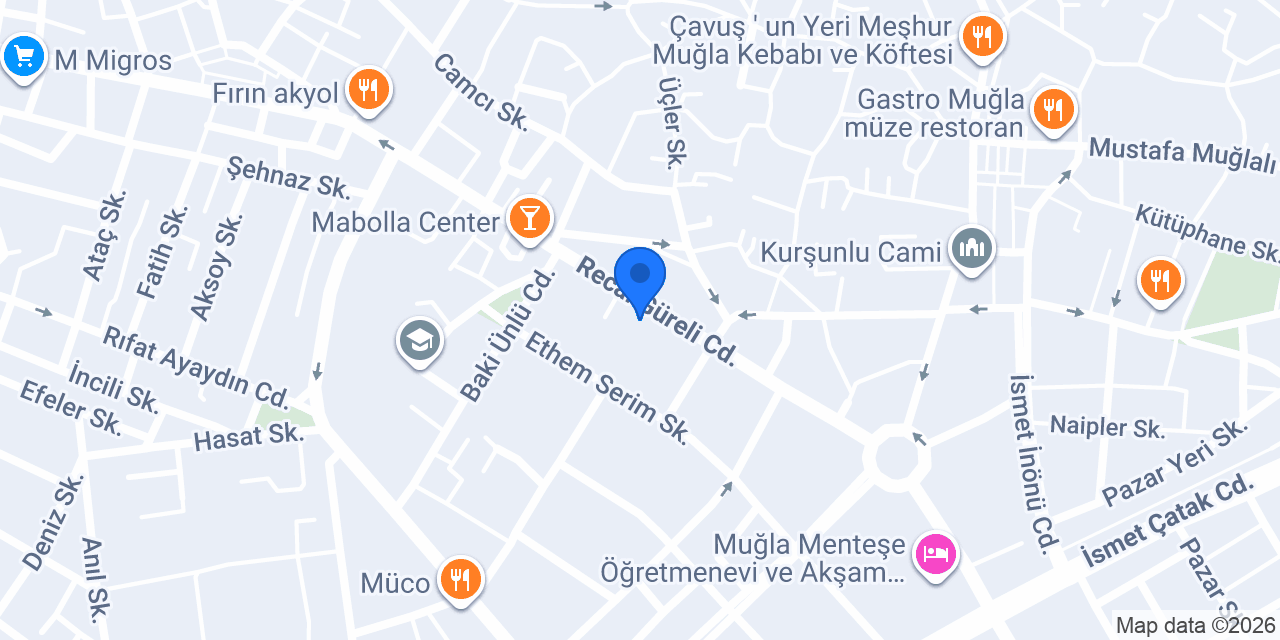 Özlem Pastaneleri konumu