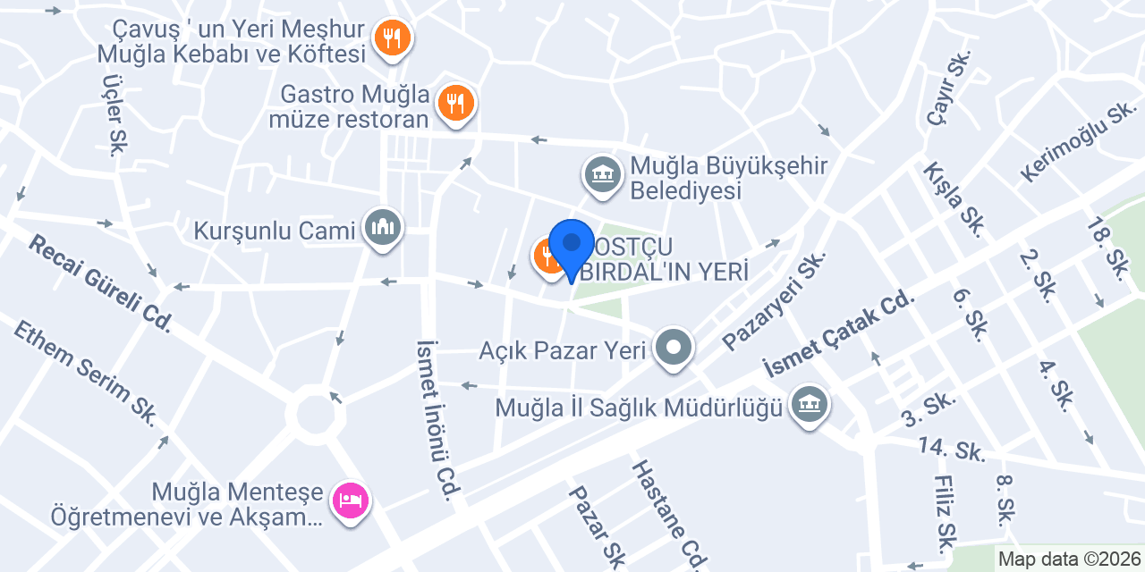 MENTEŞE KASABI konumu