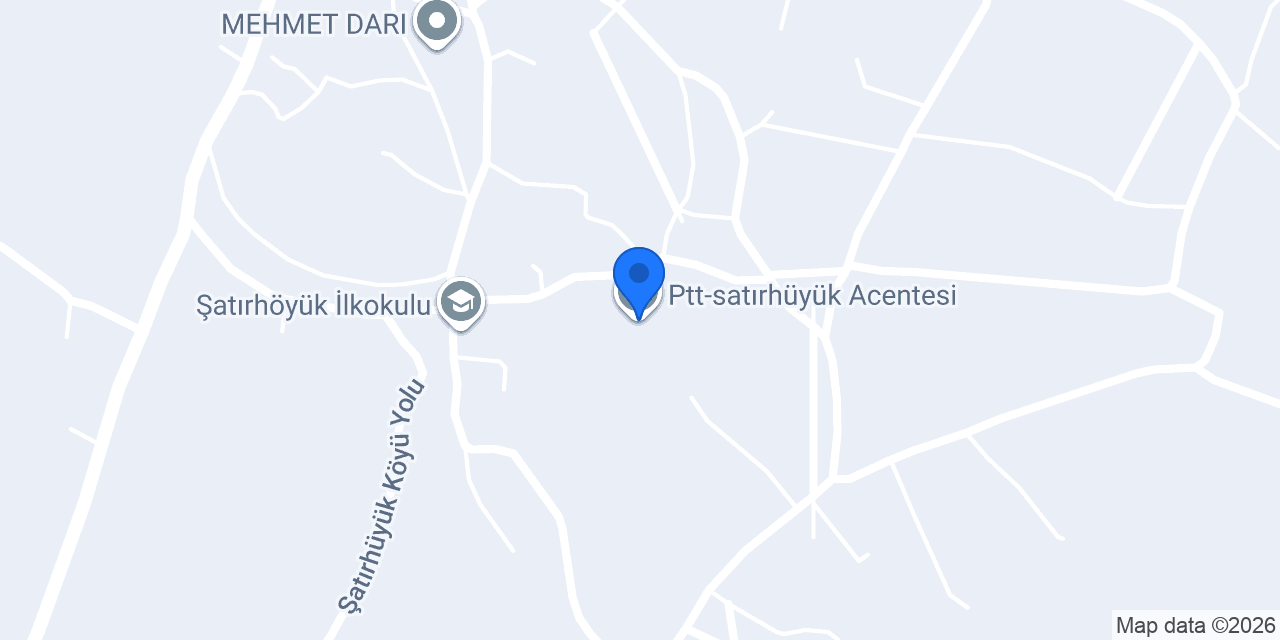 Ptt-satırhüyük Acentesi konumu
