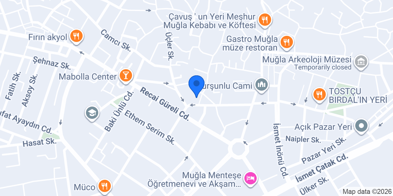 Komiser Hamdi Bey Polis Merkezi konumu