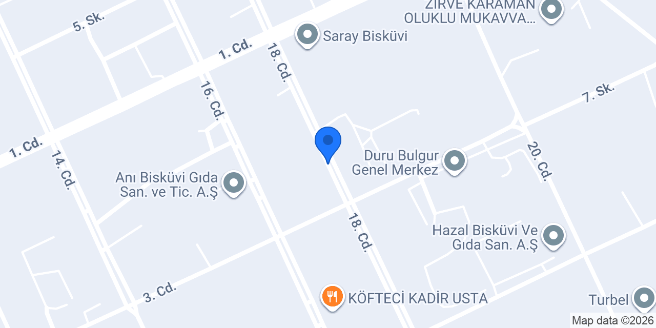 KUZGUN MAKİNA konumu