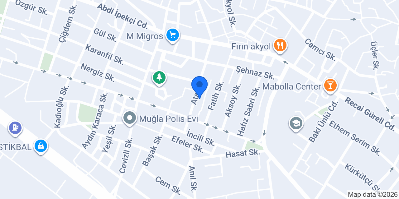 AVUKAT SULHİ ELÇİN MUĞLA konumu