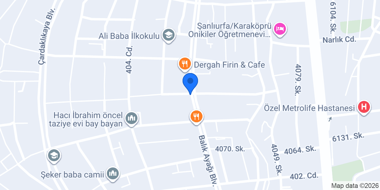 Feza Veteriner Kliniği konumu
