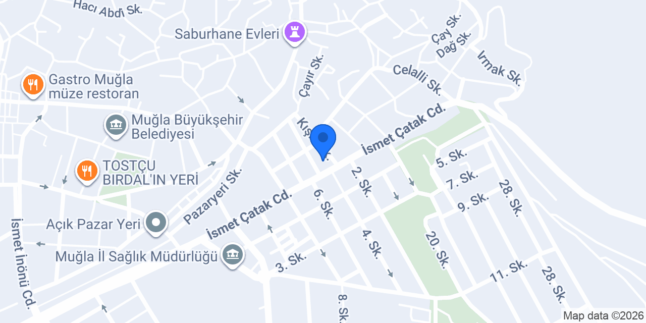 Çelebi Tesisat konumu