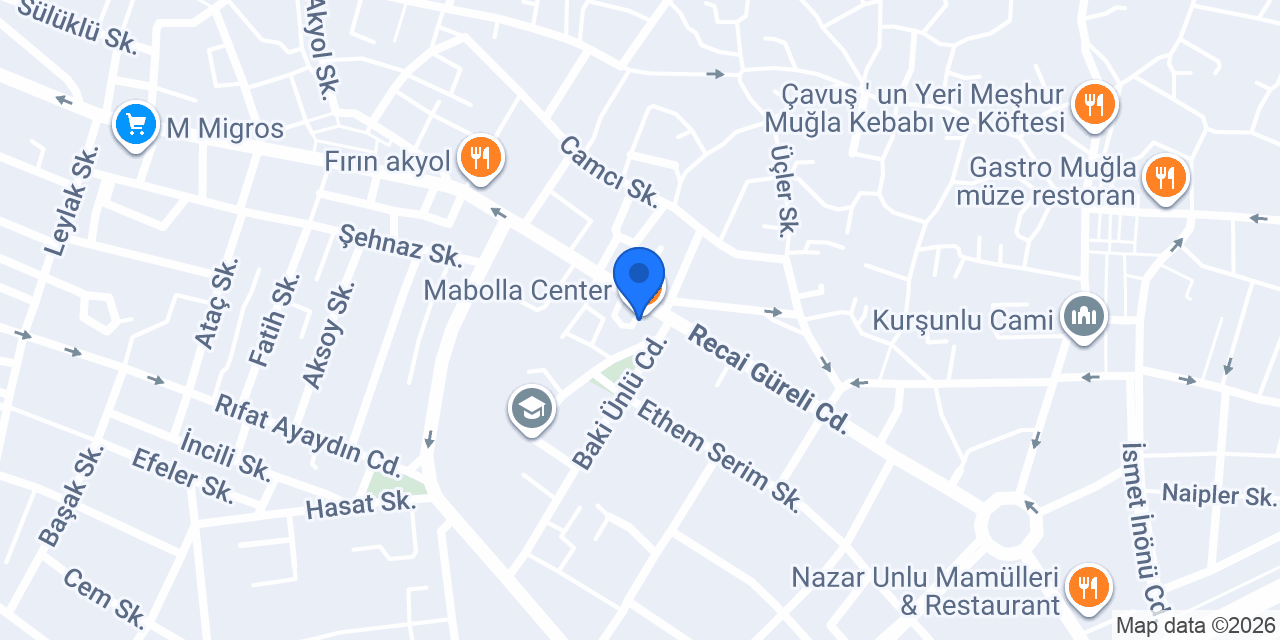 Mabolla Center konumu