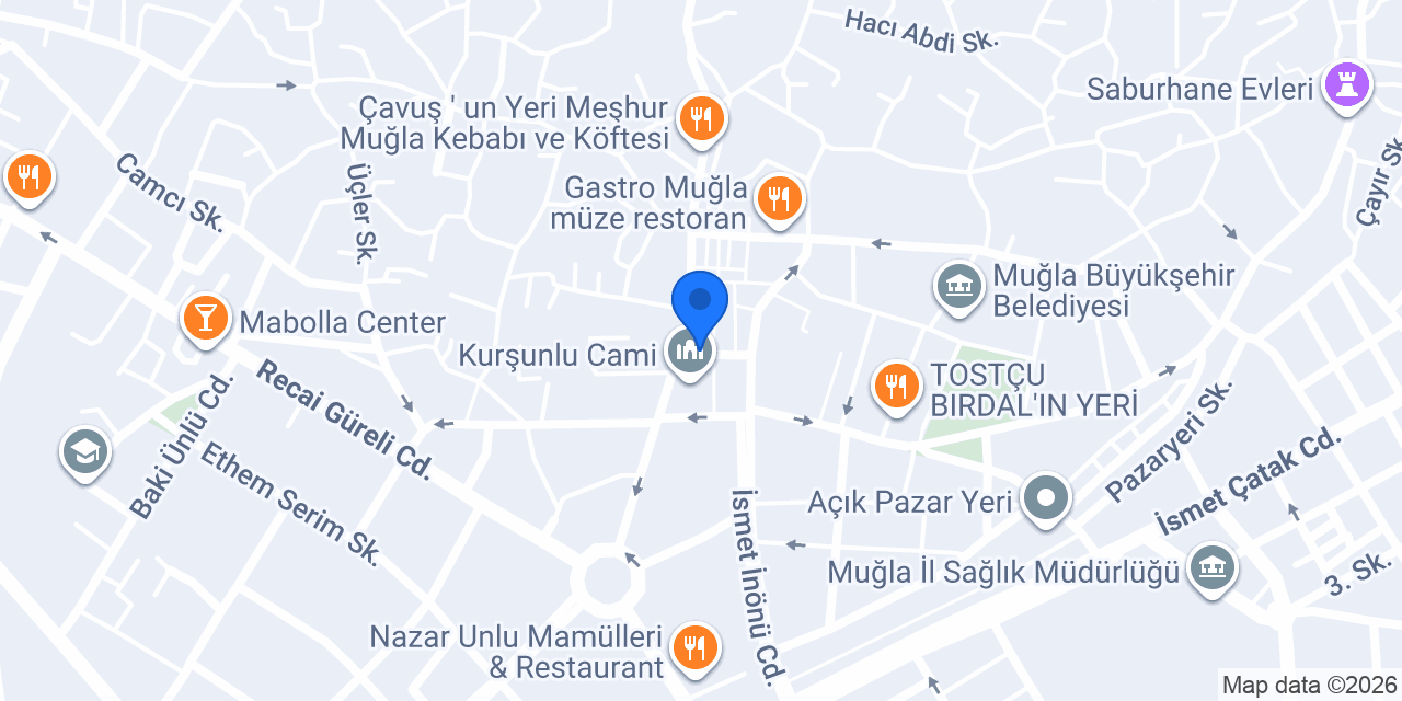 Muğla Ambar Kargo konumu