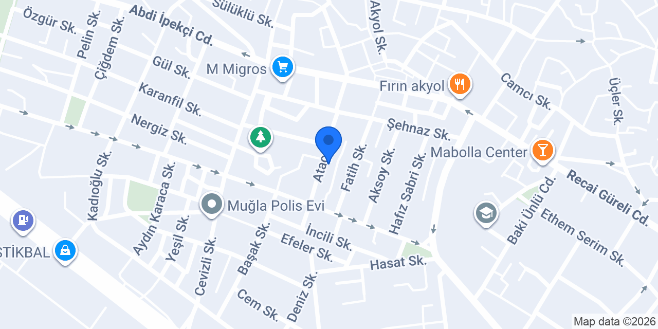 Ece Kız Öğrenci Yurdu konumu
