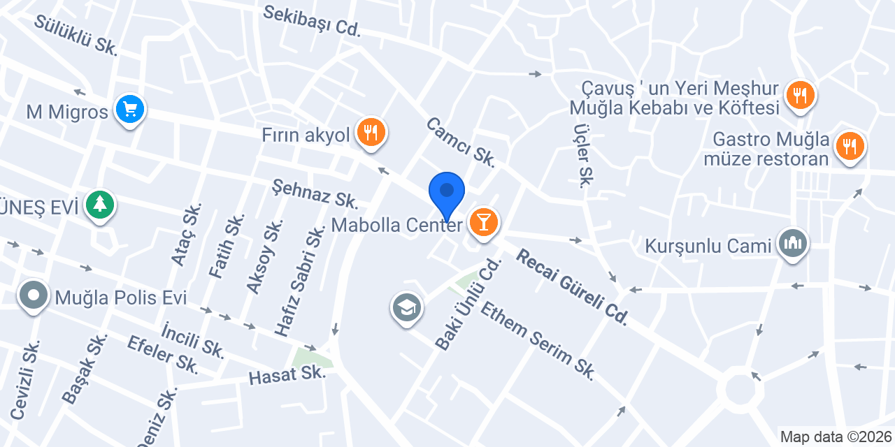 Muğla merkez komagene çiğ köfte konumu
