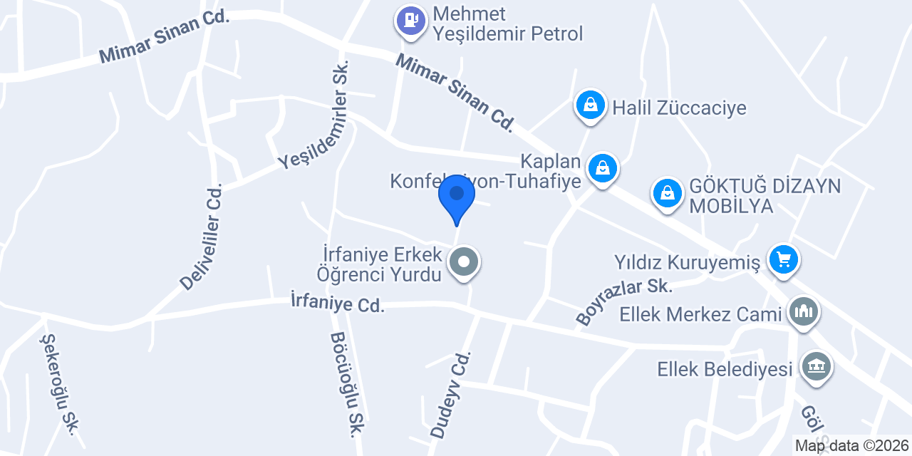 Ellek Lisesi konumu