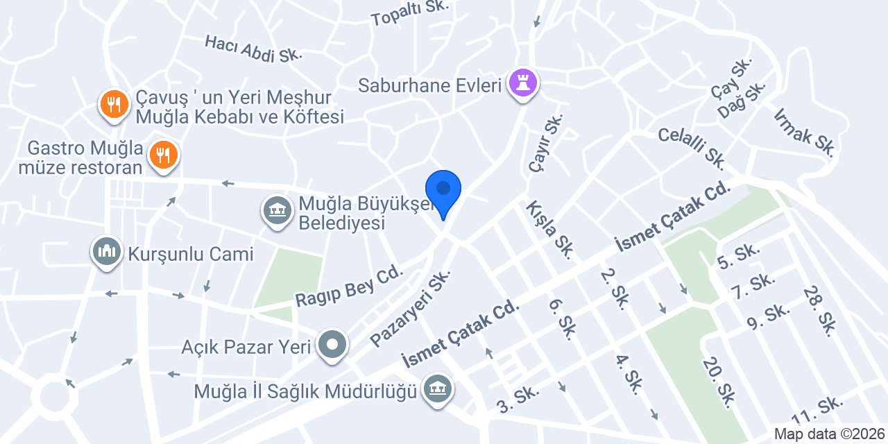 Muğla Halı konumu