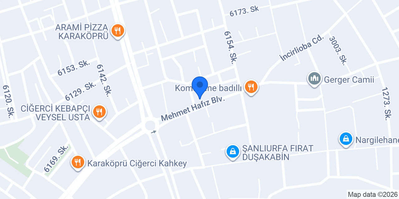 CIZZ BURGER KARAKÖPRÜ konumu