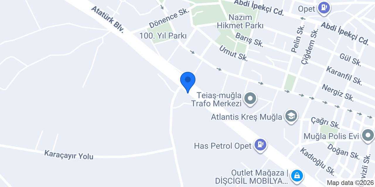 Çilek Muğla - DISCIGIL konumu