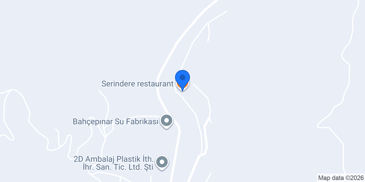 Serindere restaurant konumu