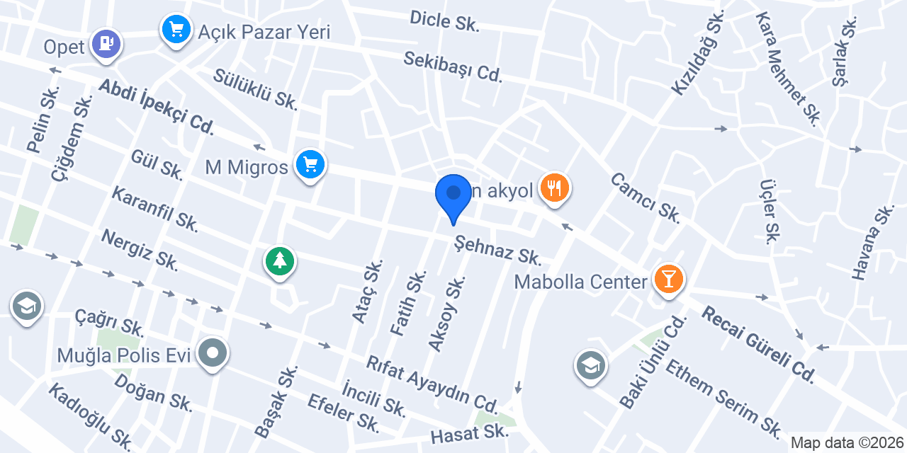 Nadooş salonu konumu