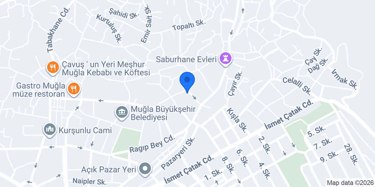 Muğla Çolakoğlu Halı Yıkama konumu
