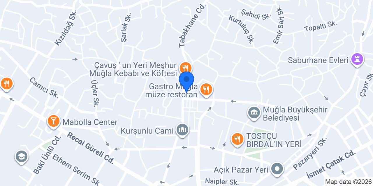 Çınar Tost Evi konumu