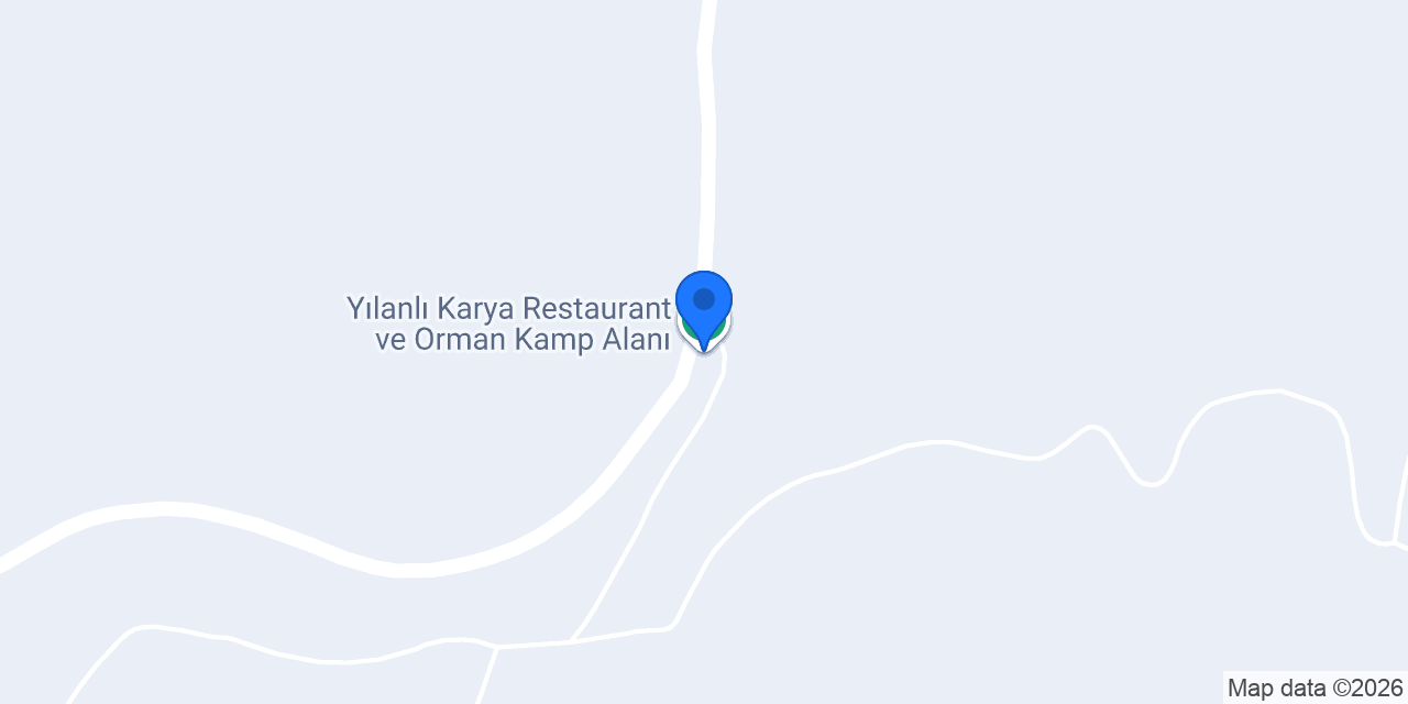 Yılanlı Karya Restaurant ve Orman Kamp Alanı konumu