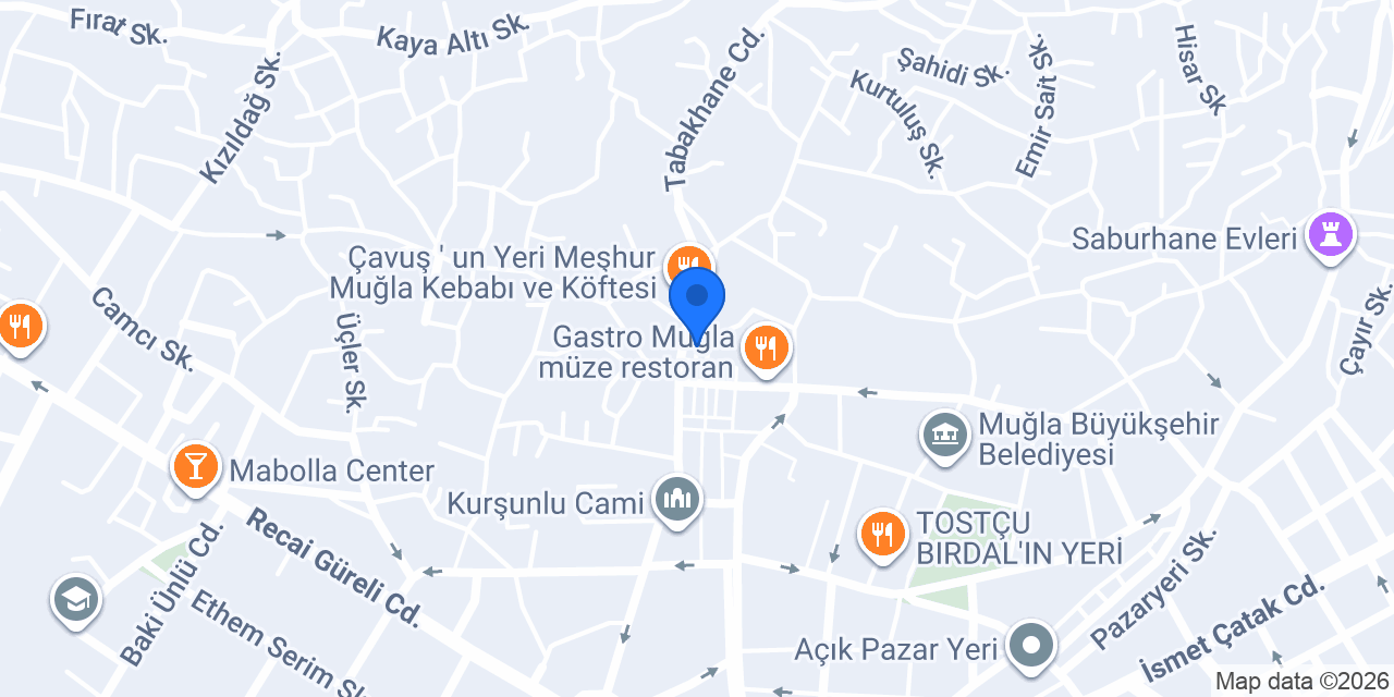 Yeni Eski Butik Muğla konumu