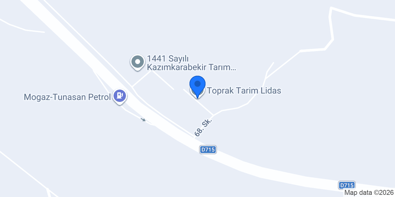 Toprak Tarim Lidas konumu