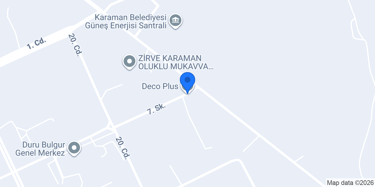 Deco Plus konumu