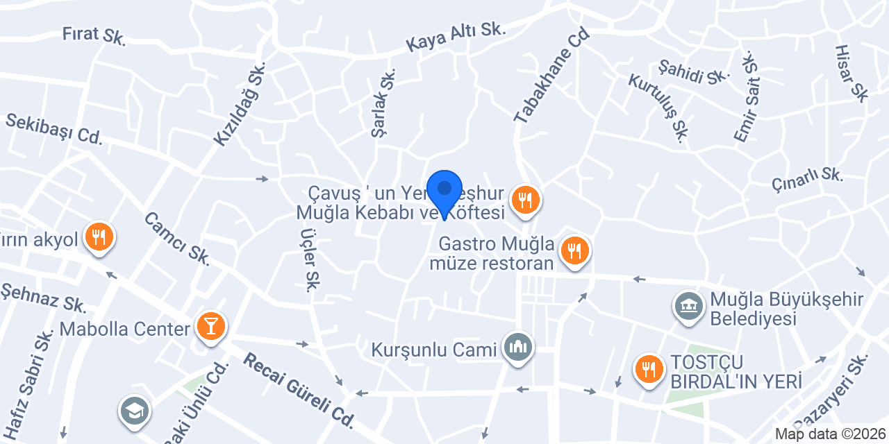 Alp Döner Muğla konumu