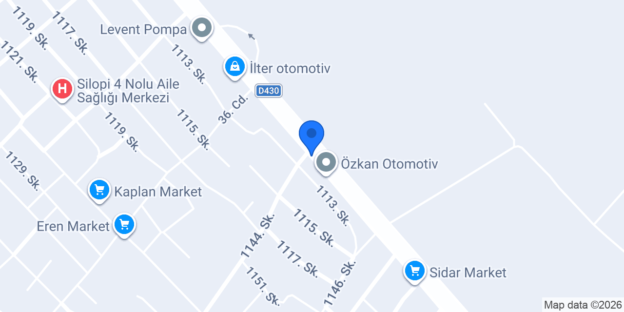 ÖKMEN OTOMOTIV konumu
