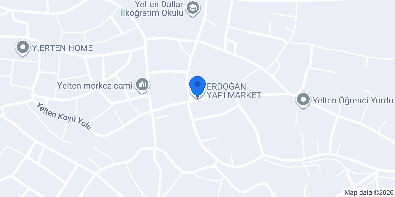 ERDOĞAN YAPI MARKET konumu