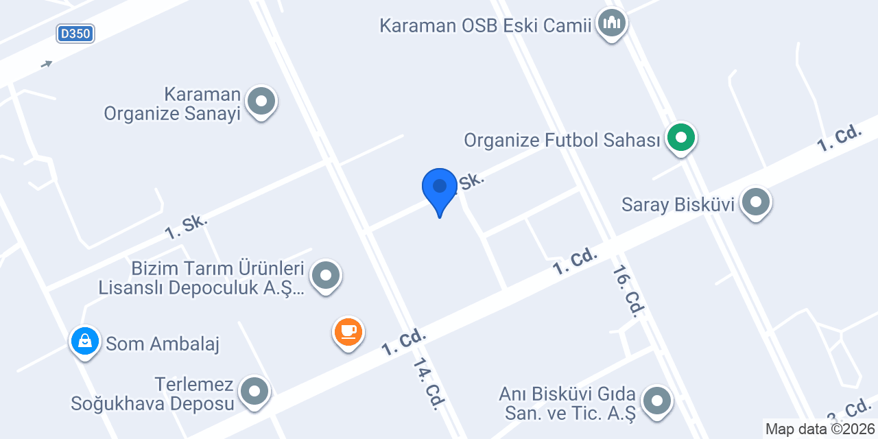 Taç Group Hafif Çelik & Prefabrik konumu