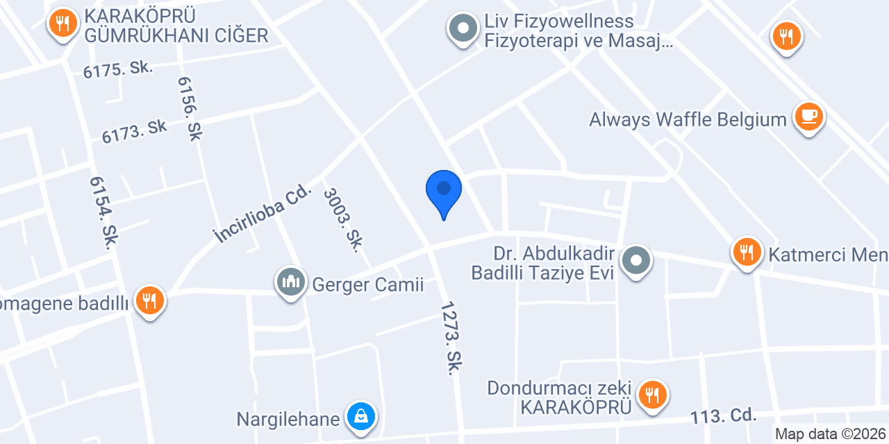Karaköprü Sıhhi Tesisat konumu
