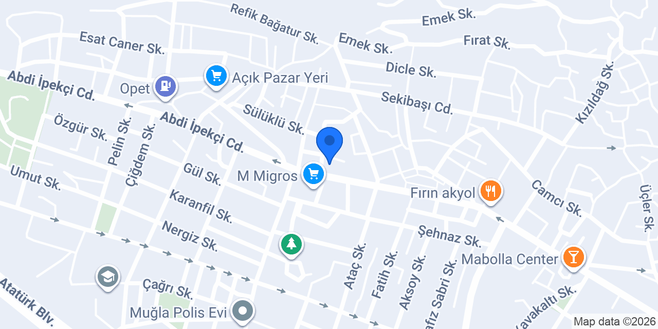 Su Eczanesi konumu