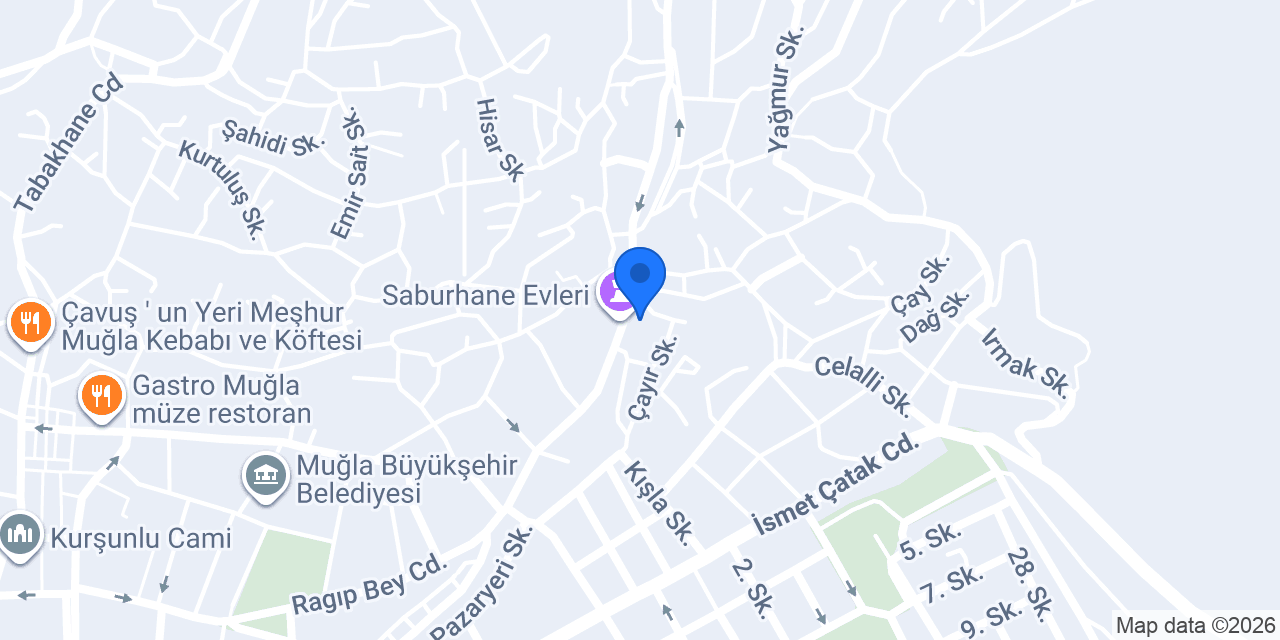 Menteşe mutfak atölyesi konumu