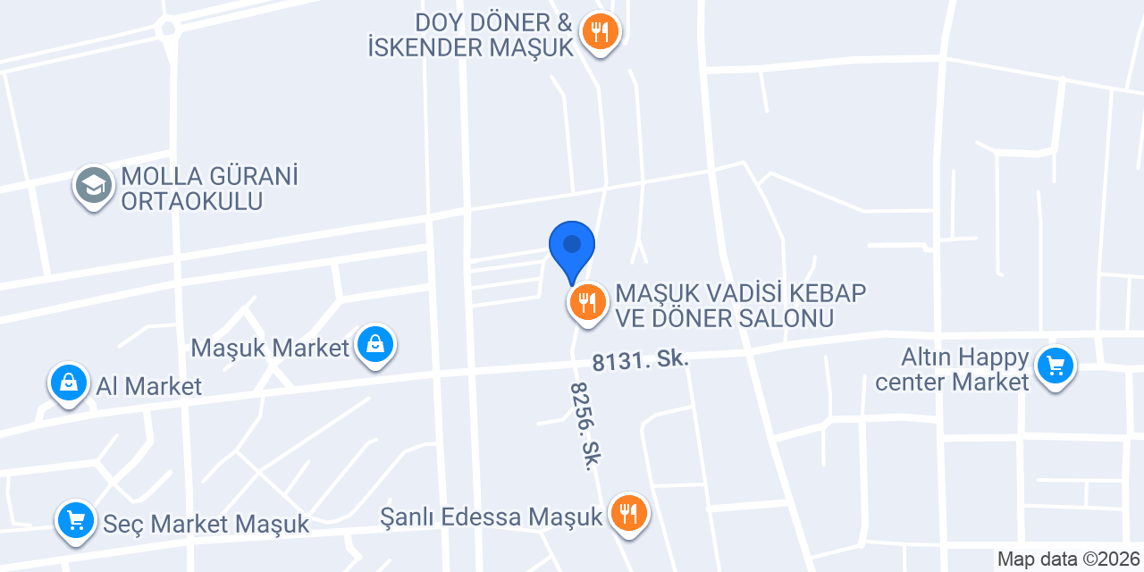 URFA DERGAH SOFRASI konumu