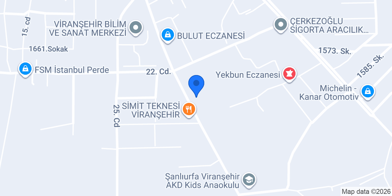 ÇİÇEK EMLAK VİRANŞEHİR konumu