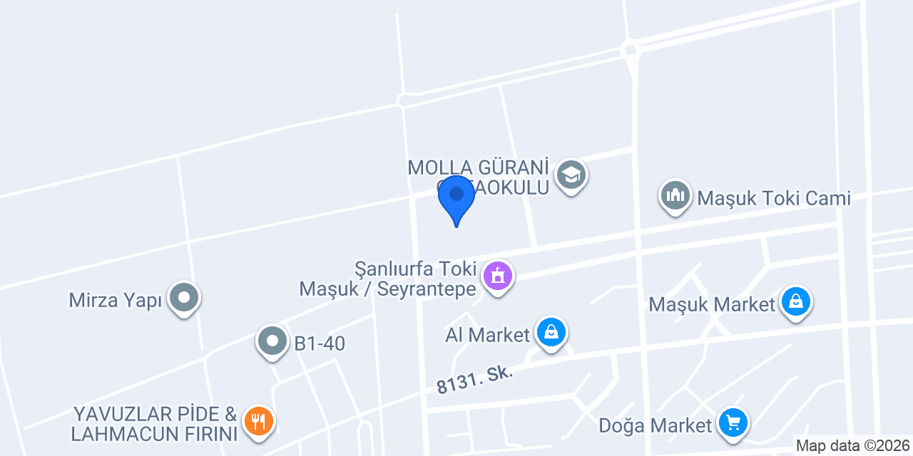 Toki Battani ilkokulu konumu