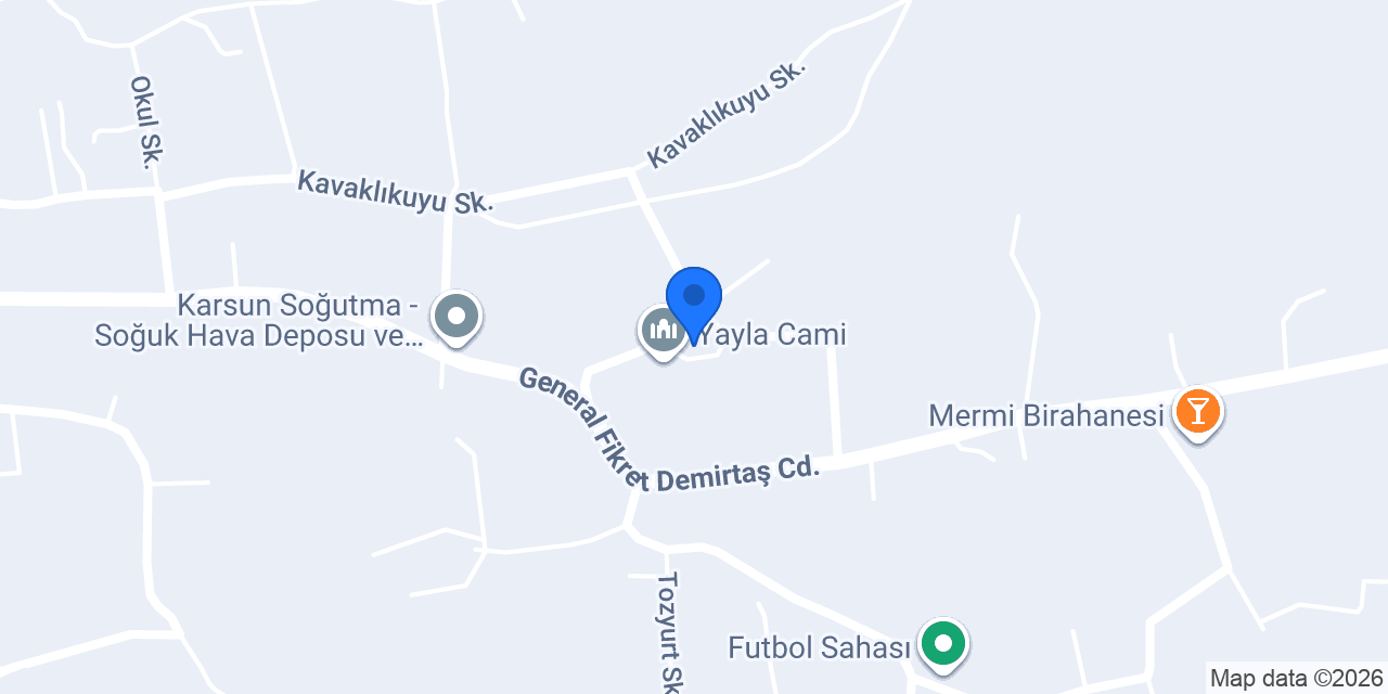 Merkez 11 Nolu Kafaca Aile Sağlık Mrk. konumu