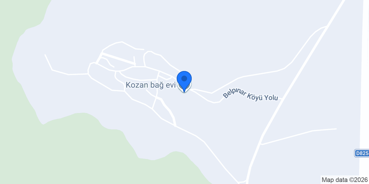 Kozan bağ evi konumu