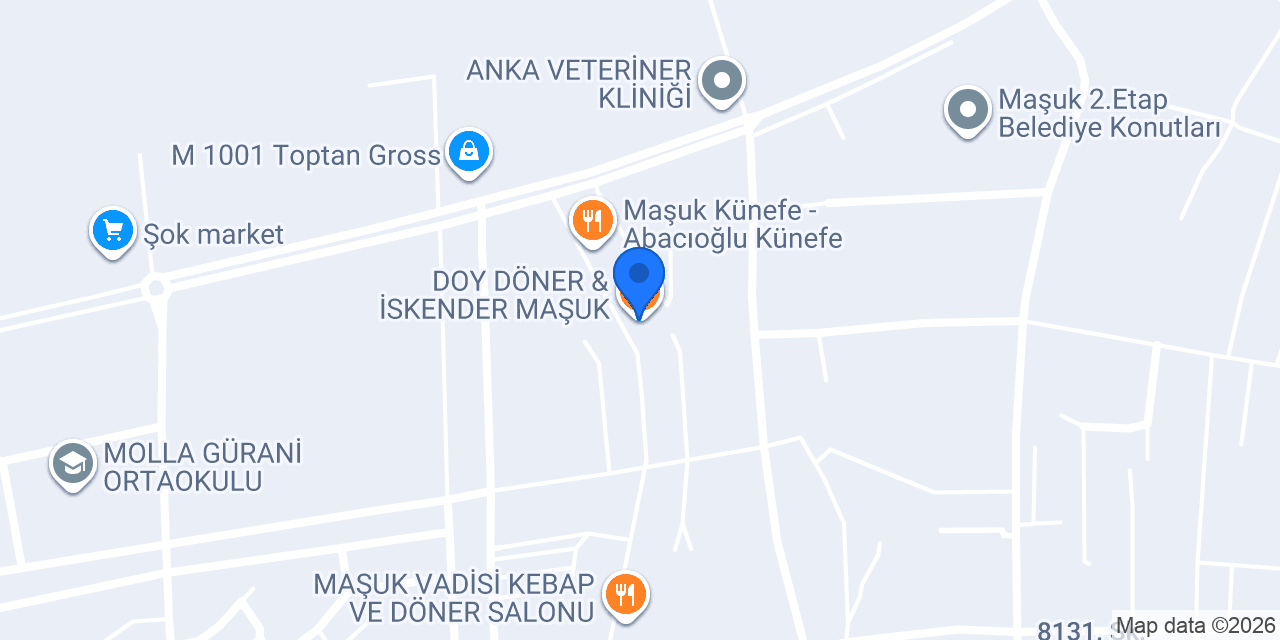 Joy Döner konumu