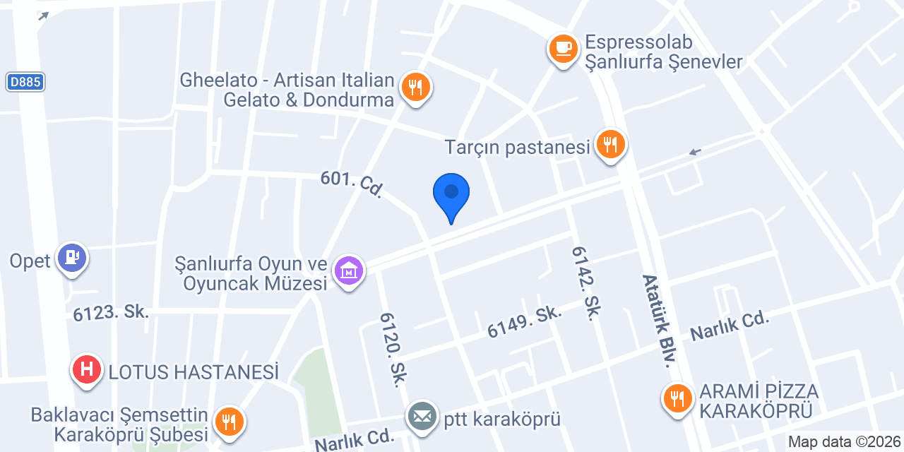 Dt.Aynur Çiftçi Atlı konumu
