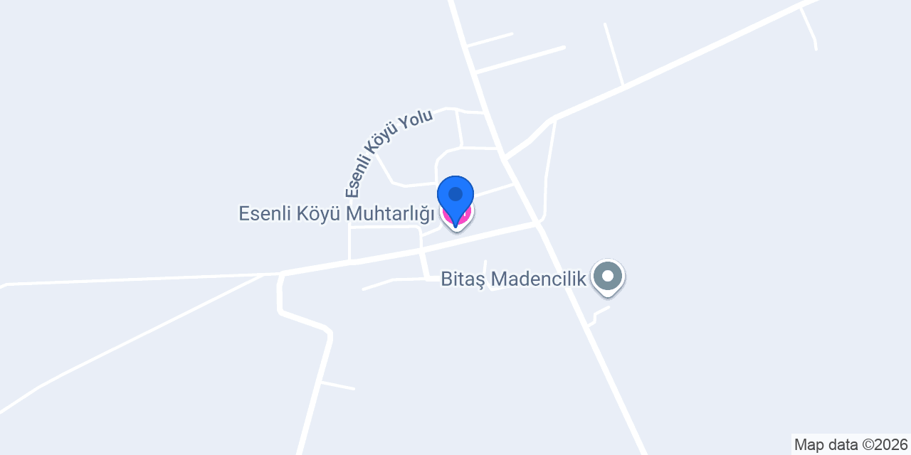 Esenli Köyü Muhtarlığı konumu