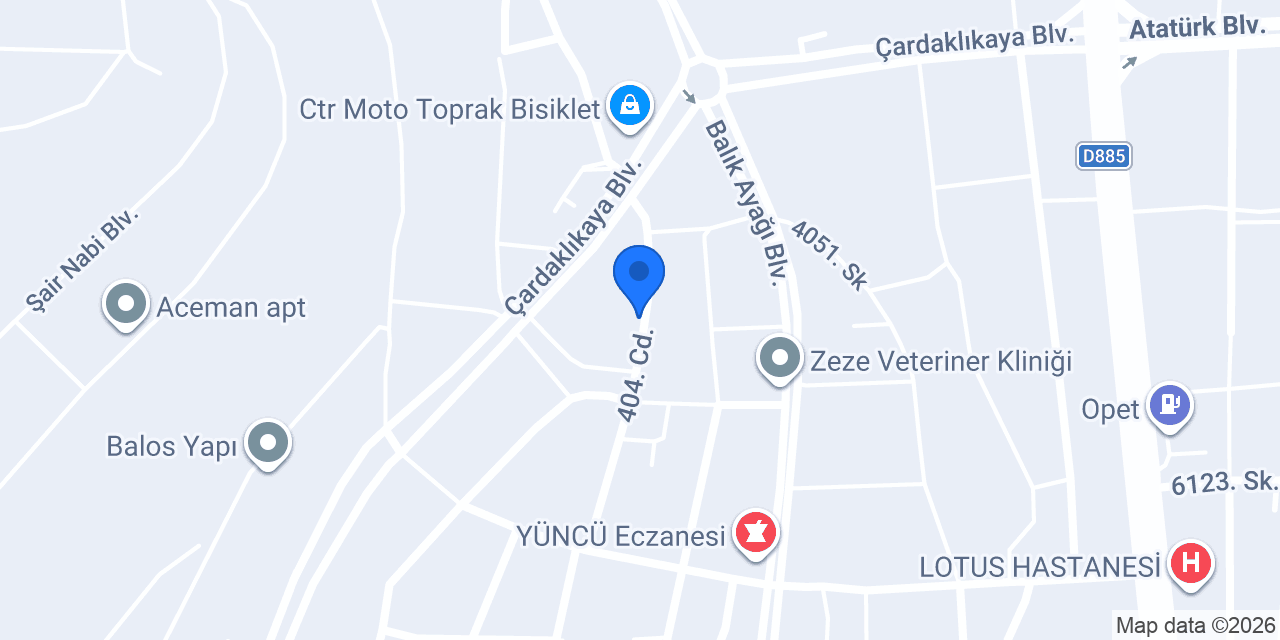Diş hekimi Burak Bayındır konumu