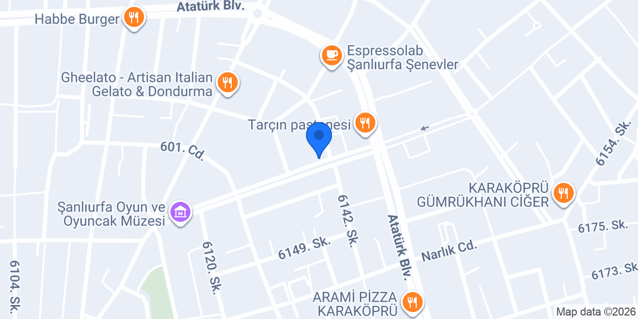 Nurfa Nalbur Hırdavat konumu