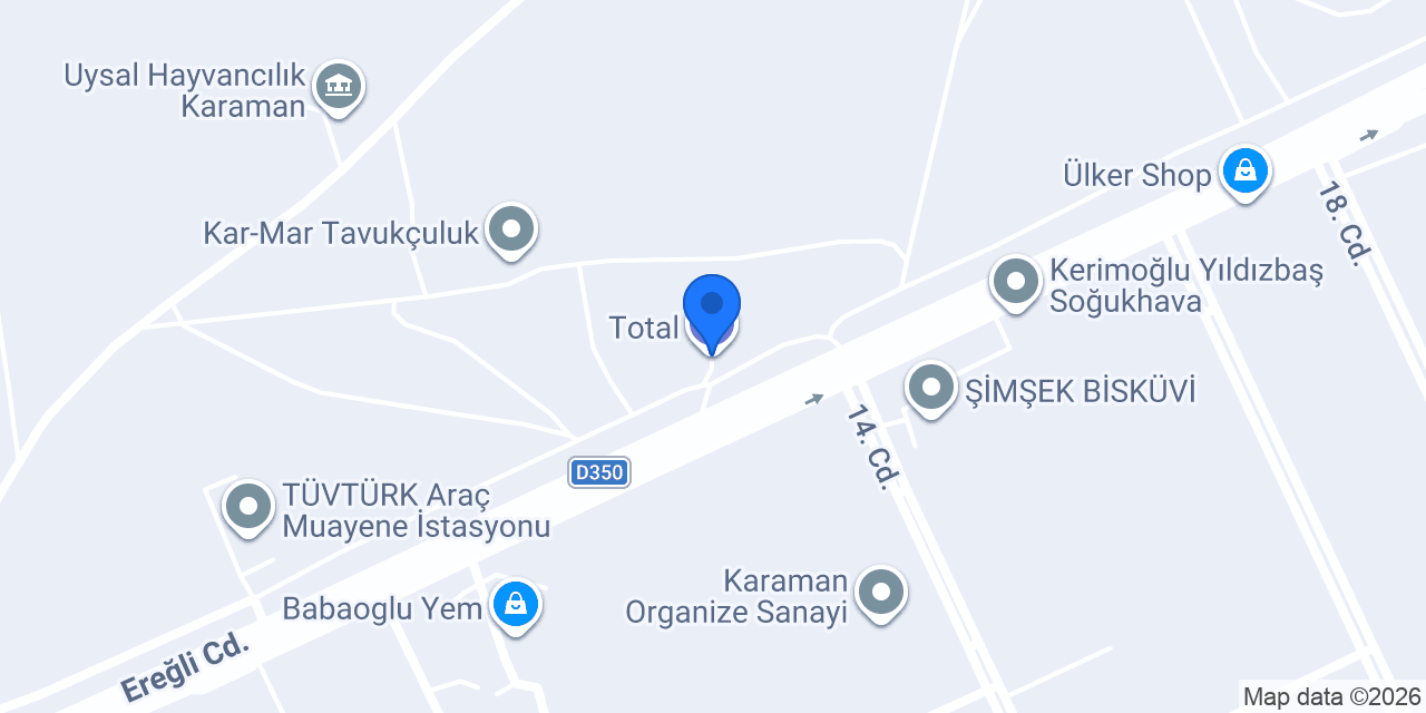 Total konumu