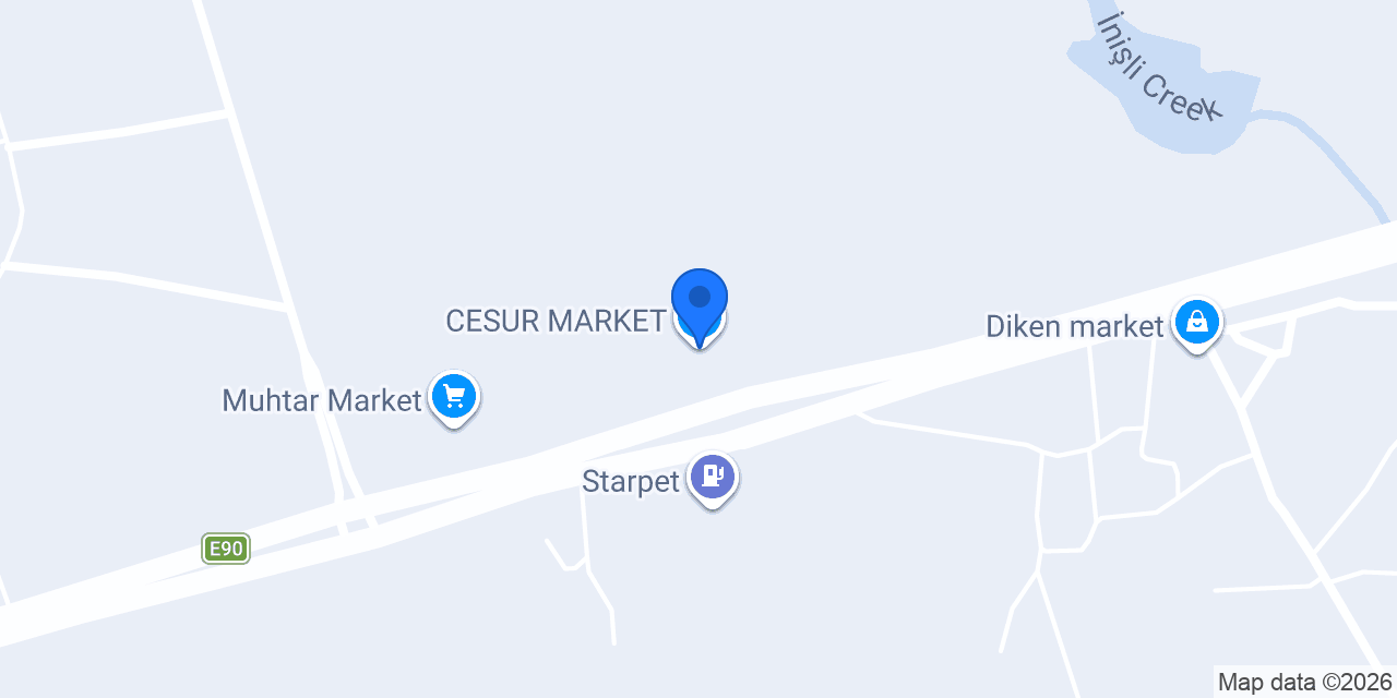 CESUR MARKET konumu