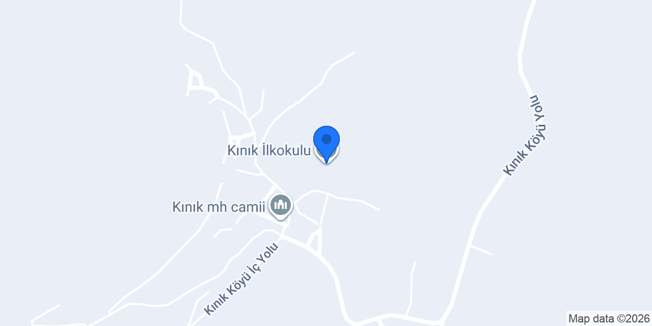 Kınık İlkokulu konumu
