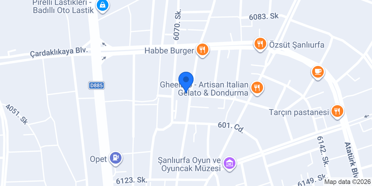 EROL EMLAK GYO ŞANLIURFA konumu