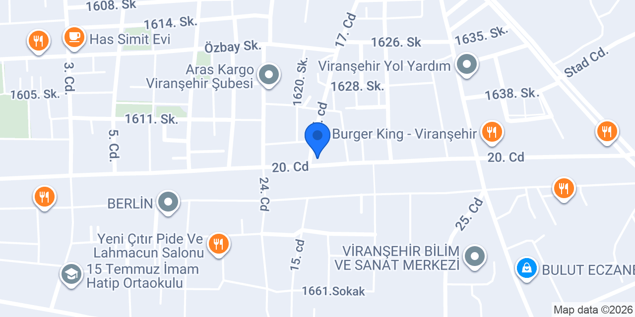 Ciğerci Yusuf Viranşehir konumu