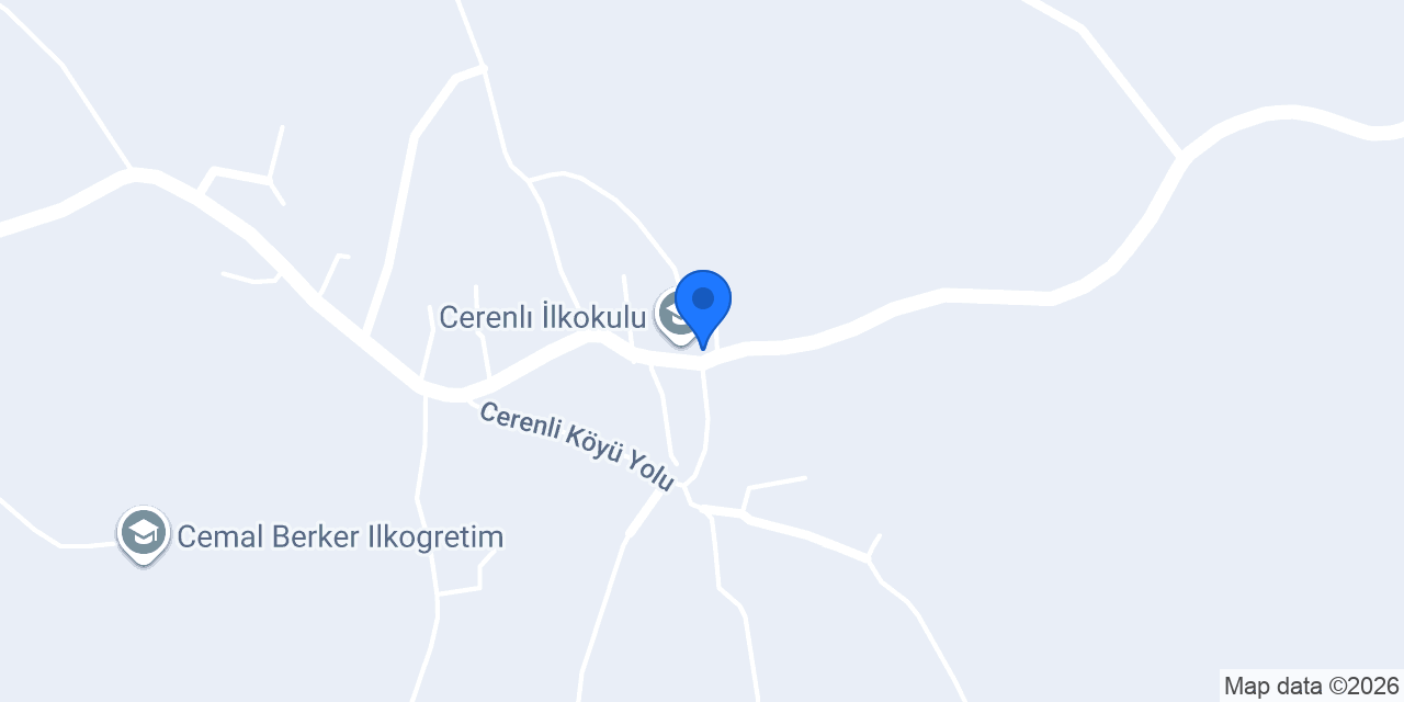 Cerenli Köyü Muhtarlığı konumu