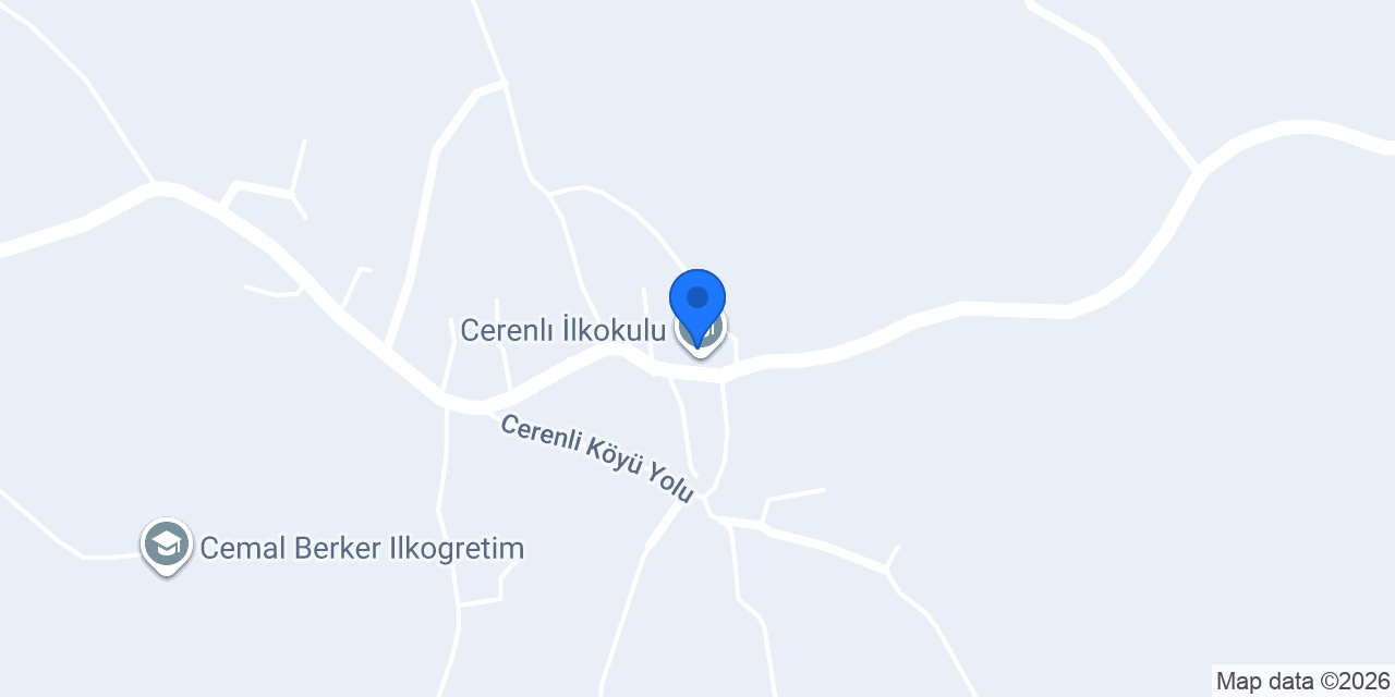 Cerenlı İlkokulu konumu