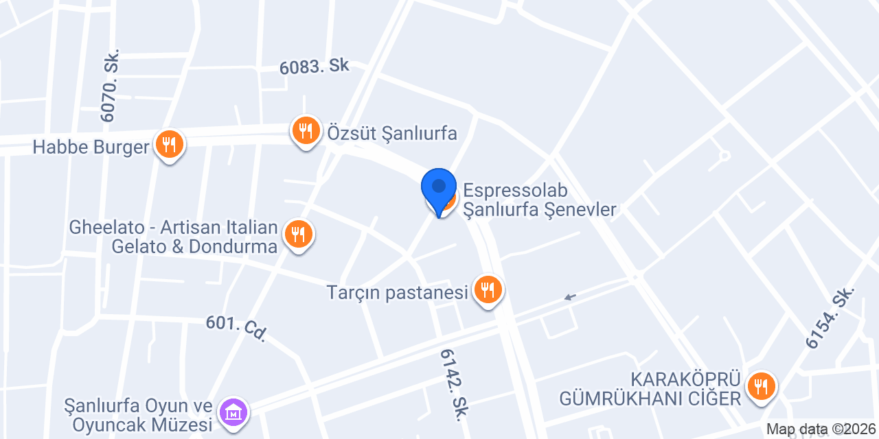 Terra Pizza - Karaköprü Şenevler konumu