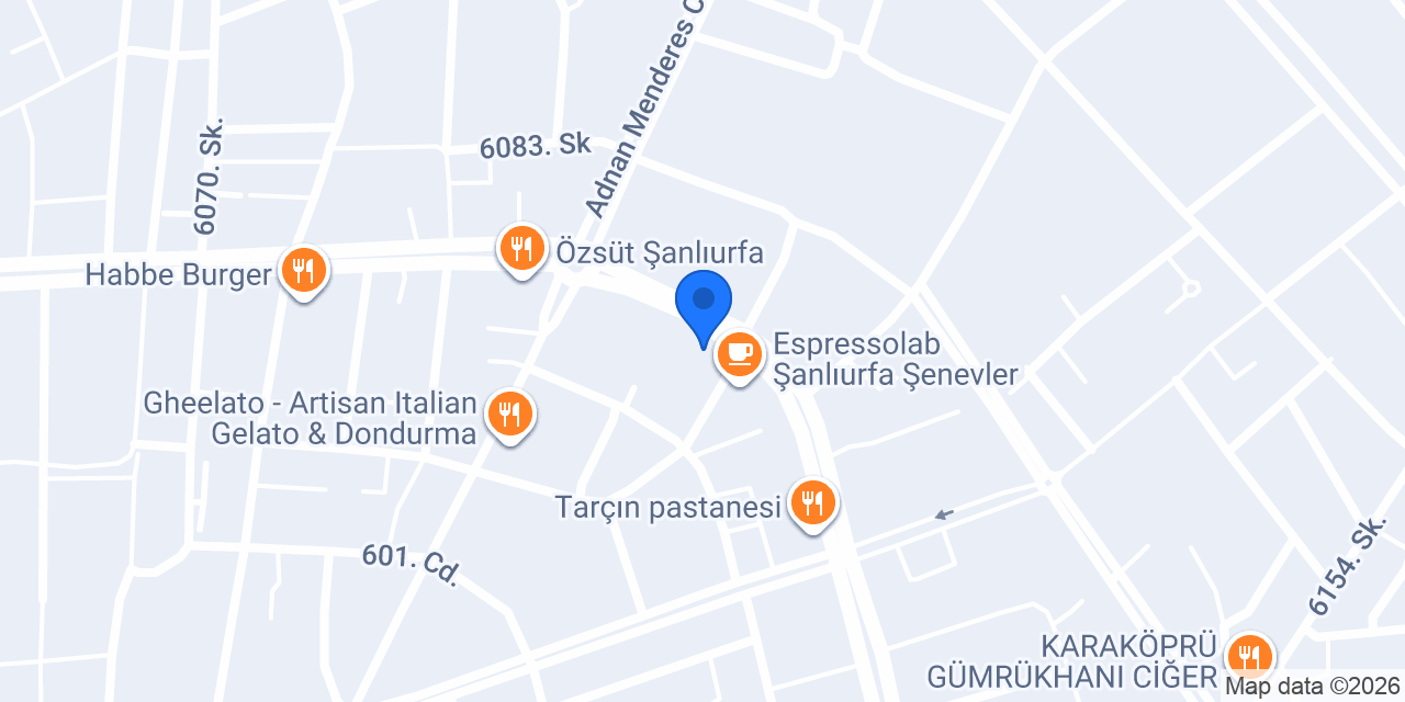 Ohannes Burger Şanlıurfa konumu